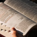 holding Bible