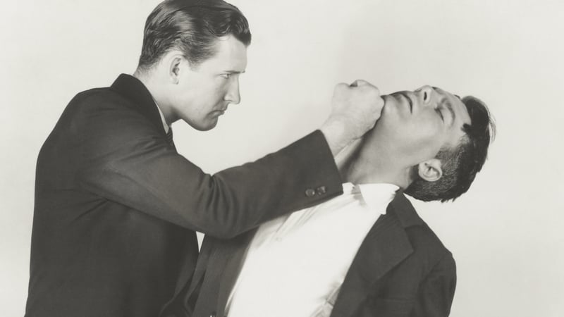 Punched in the chin