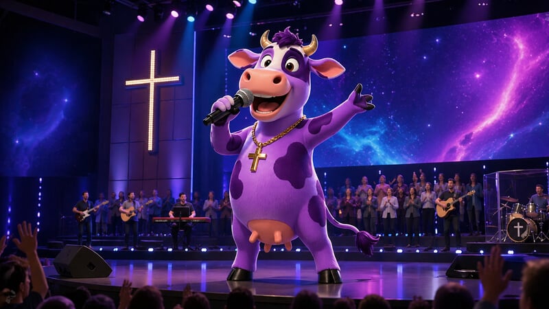 Purple Cow Worship Leader